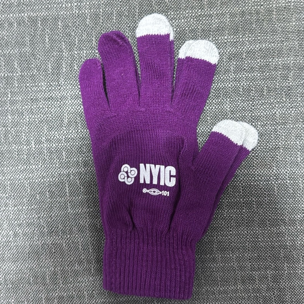 Winter Purple Gloves